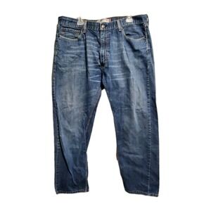 Levi 505 Jeans Mens Size 40x32 Blue Straight Fit